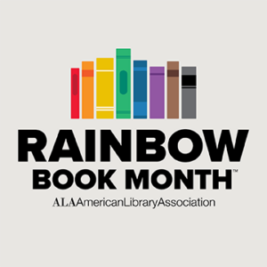 Rainbow Book Month graphic